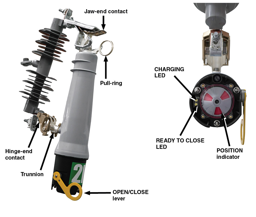 VacuFuse® II Self-Resetting Interrupter anatomy